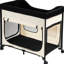 Lit superposé pliable surélevé beige pour chien avec lit 600d en velours hollandais