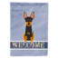 Polyester 2 côtés 40 x 28 po welcome drapeau maison-73943366