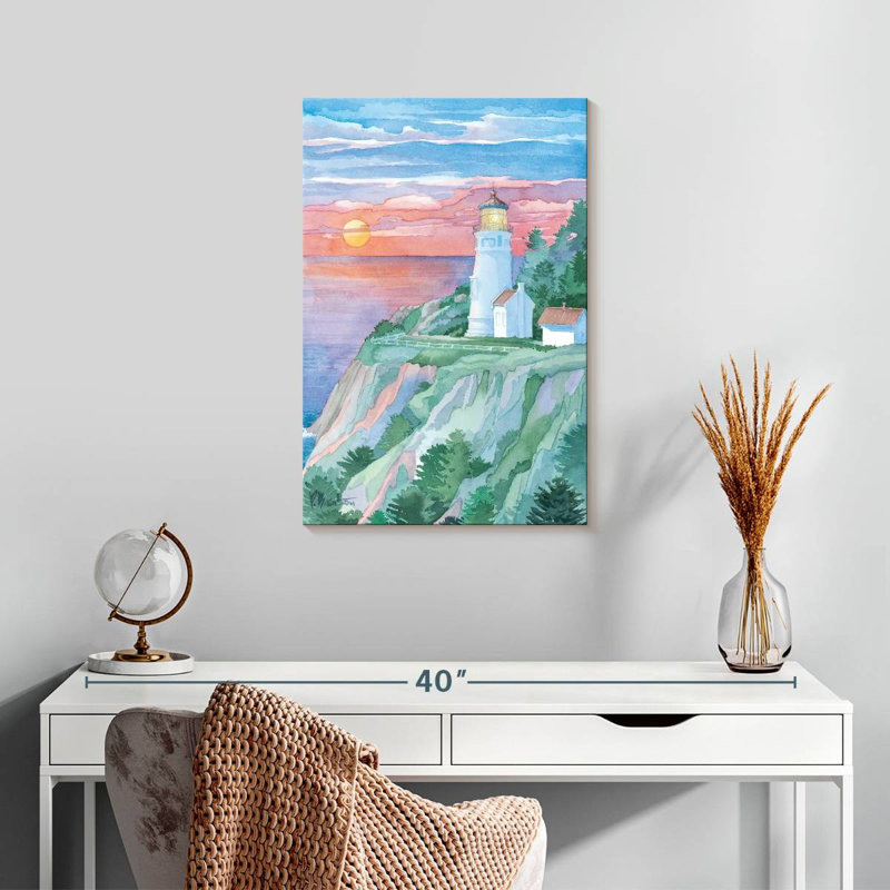 Phare Gillard Heceta Head OU, H 24 po x l 16 po