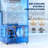 Chichef 15” Undercounter Gourmet Cube Ice Maker with Timer & Reversible Door