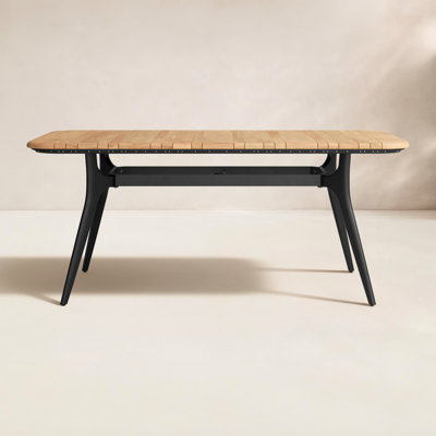 Orsa 71" Teak Patio Dining Table