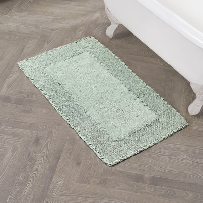 Laura Ashley Ruffle 100% Cotton Bath Rugs