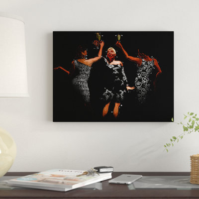 « champagne style de vie africain american », reproduction d’impression sur toile