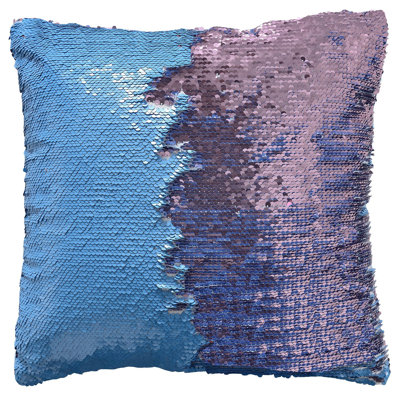 Mermaid Sequined Reversible Pillow Cover