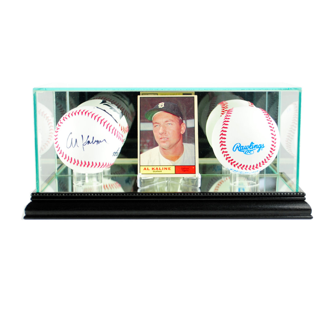 Perfect Cases And Frames 10'' W 5'' D Baseball Glass Ball / Puck Case Perfect Cases and Frames