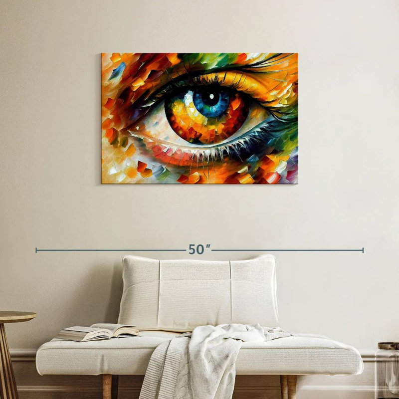 Leisha Eye I, 24" H x 36" W