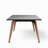 Ena Glass Top Solid Wood Base Dining Table-919386174-896597485