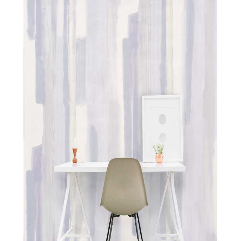 Schumacher x Miles Redd Watercolor Wallpaper, Blue