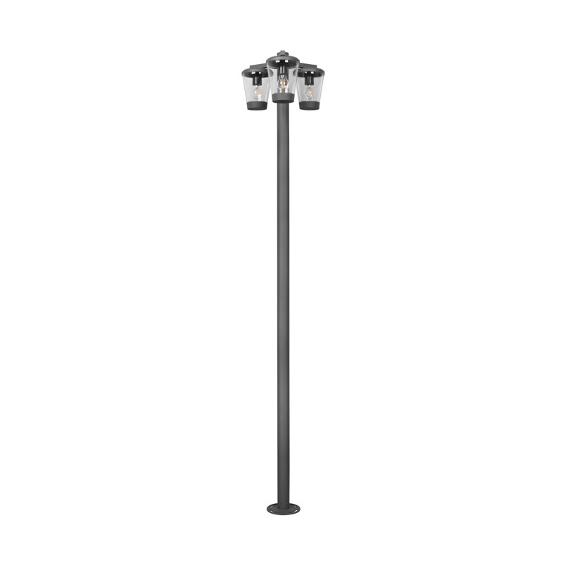 Adriella Anthracite Solar Powered Metal Pathway Light