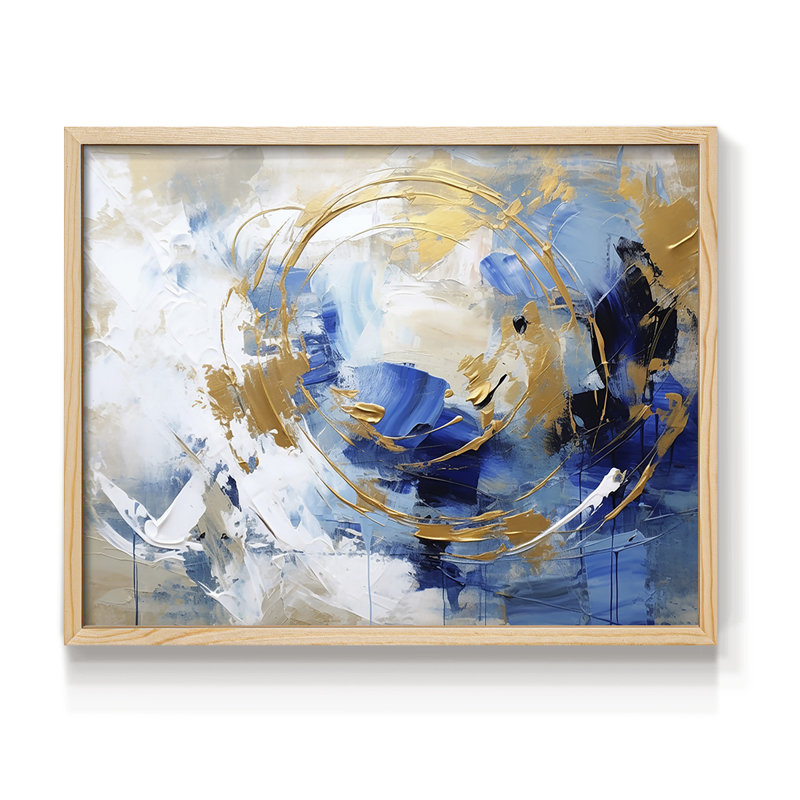 Abstrait, série CXL, reproduction encadrée, 8" H x 10" W, Naturel