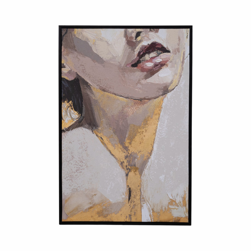 32x48 Framed Gold Leaf Portrait
