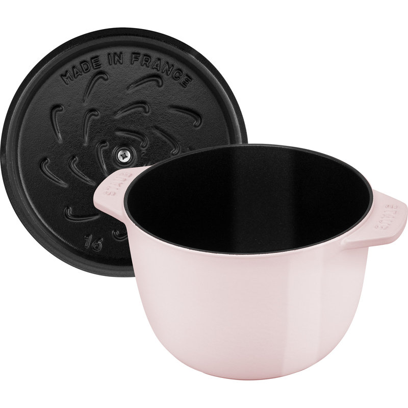 Petit four français en fonte 1,5 pte STAUB - rose pivoine