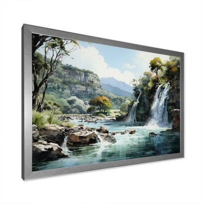 " Vietnam Waterfalls Silver Cascade I "