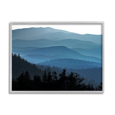 " Blue Layered Mountain Peaks " by Rick Berk