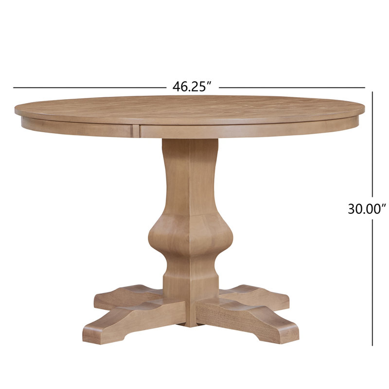 Table de salle à manger ronde, Clair naturel
