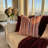Berry Crush Striped Linen Reversible Throw Pillow-89559256