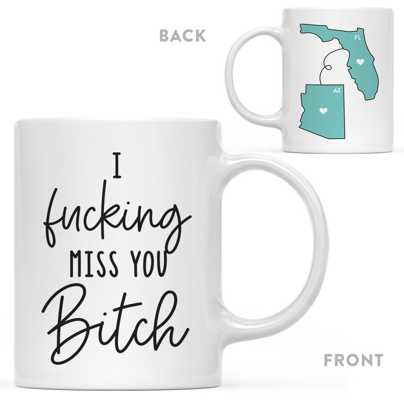 Ceramic Coffee Mug, Florida And Arizona