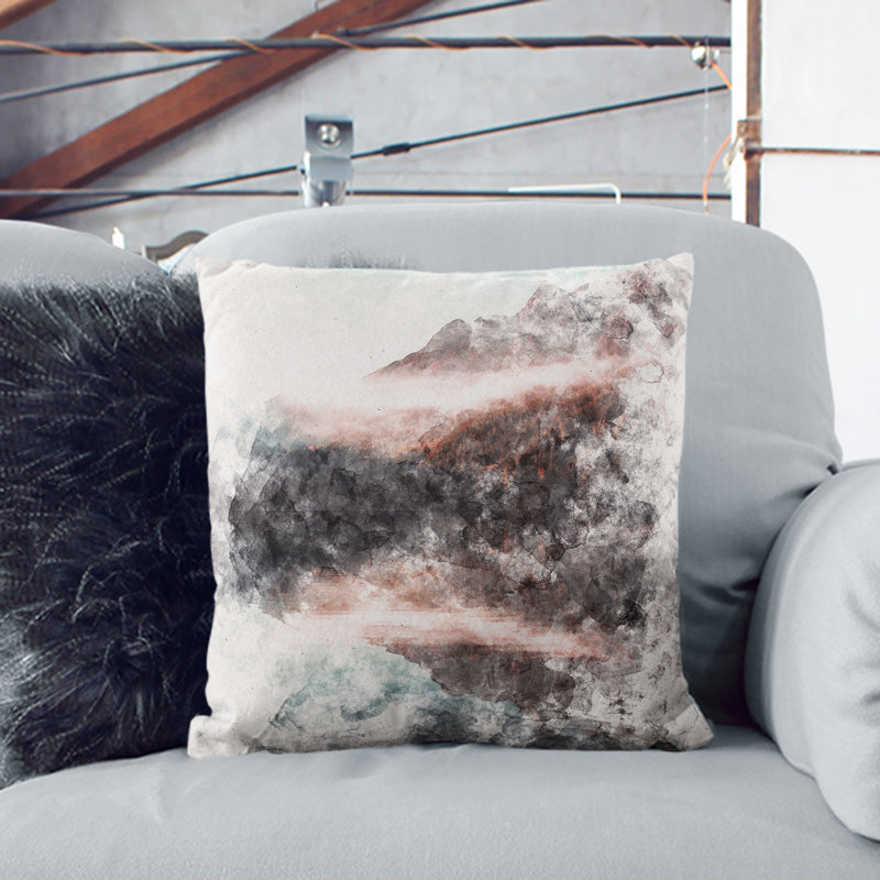 Square Throw Cushion, 40cm H x 40cm W x 15cm D