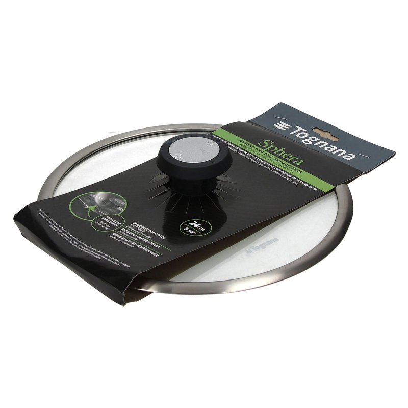 Symple Stuff Mercredi Glass Lid, 16cm