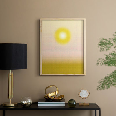 Airbrushed Dawn II Framed Print - Solid Wood