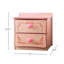 Table de chevet 2 tiroirs en bois