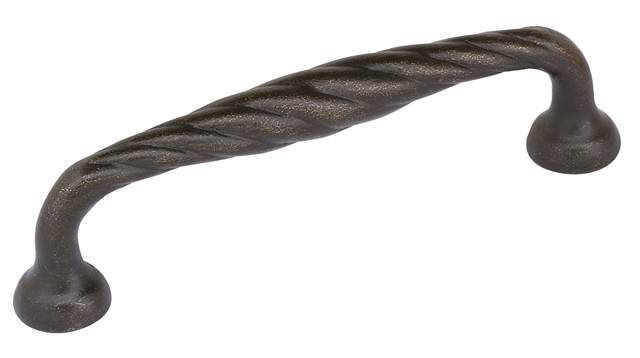 Tuscany Twist 3 1/2" Center to Center Birdcage Pull, Medium Bronze, 4"