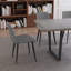 Malaia 5-piece rectangular dining table set with 4 matching chairs for dining room, kitchen and rooms-781728726
