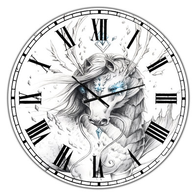 Horloge murale moderne surdimensionnée Sea Sea