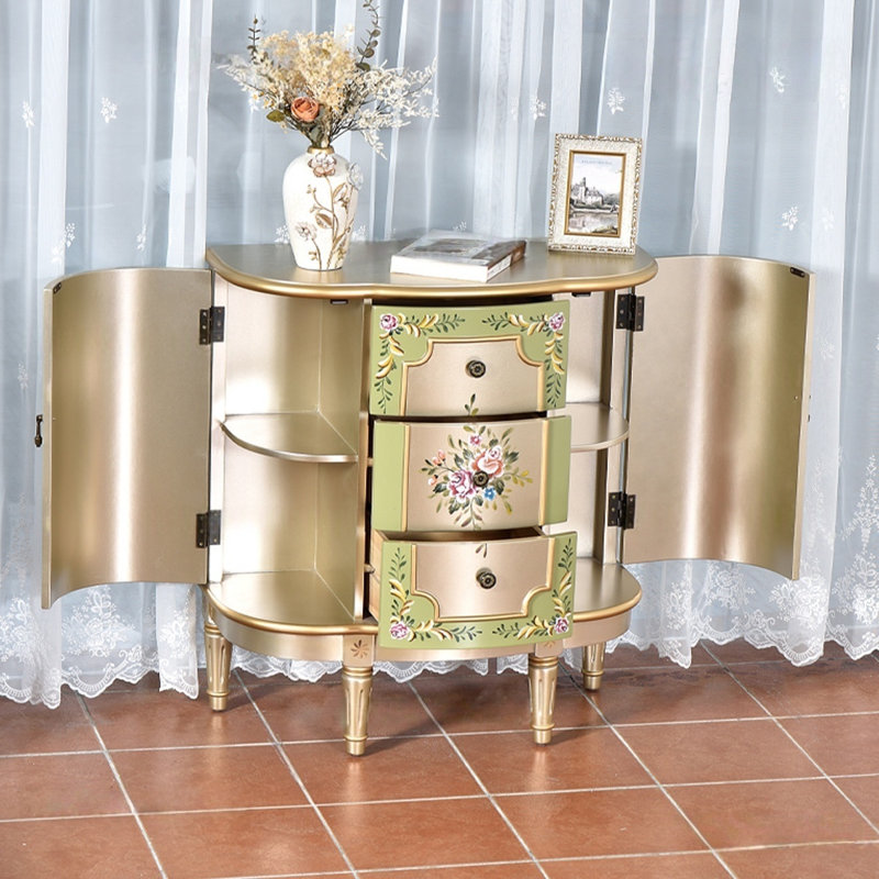 Console demi-cercle Champagne