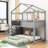 Slavkov Kids Twin Over Full Bunk Bed-1994739678