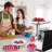 2000W Electric Meat Grinder with 3 Grinding Plates, Sausage Stuffing Tubes, Kubbe Kits, ETL Approve