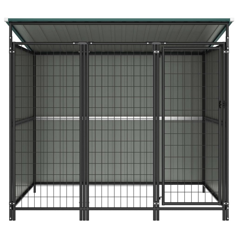 Chenil Gunni, H 64,57 po x l 52,4 po x L 76 po, Vert