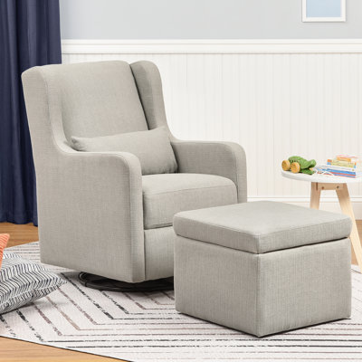 Adrian Swivel Glider and Ottoman