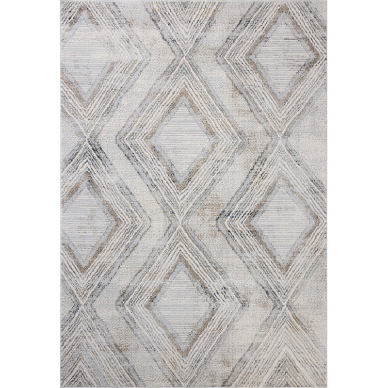 Hollis Mist / Natural Area Rug, Rectangle 7'10" x 10'