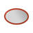 Varsha Oval Glossy Red Mirror-348831320