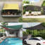 Vidaxl Sunshade Sail Oxford Fabric Rectangular Patio Shade Sunscreen Canopy-126787339-126787338