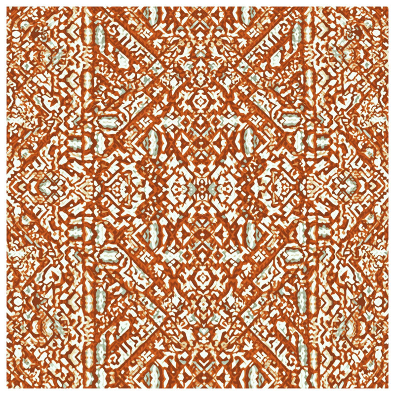 Intricate Geometric Pattern Double Sided Throw Pillows, 20 x 20 inches