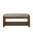 Accent Bench With Lower Shelf Shoe Rack, Padded Seating Bench-536424863-531177045