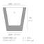 Cono Self-Watering Resin Pot Planter-49047652