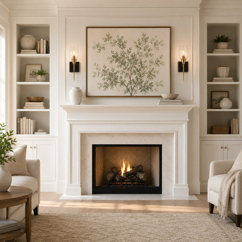Labonte 1 - Light Dimmable Armed Wall Sconce