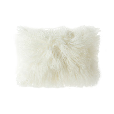 Mongolian Lamb Fur Lumbar Pillow Cover