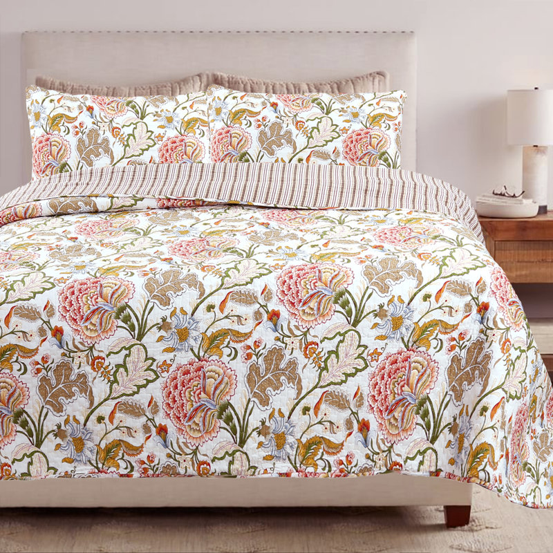 Cotton Quilt, King Quilt + 2 Shams