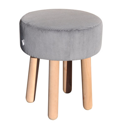 Solid + Manufactured Wood Accent Stool