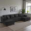 Canapé modulaire en U Corduroy-863123388