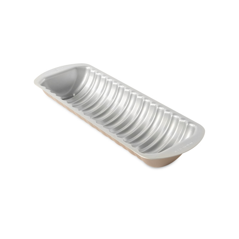 Nordic Ware Cinnamon Non-Stick Bread Pan, Red