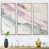 Toile naturelle avec cadre flottant