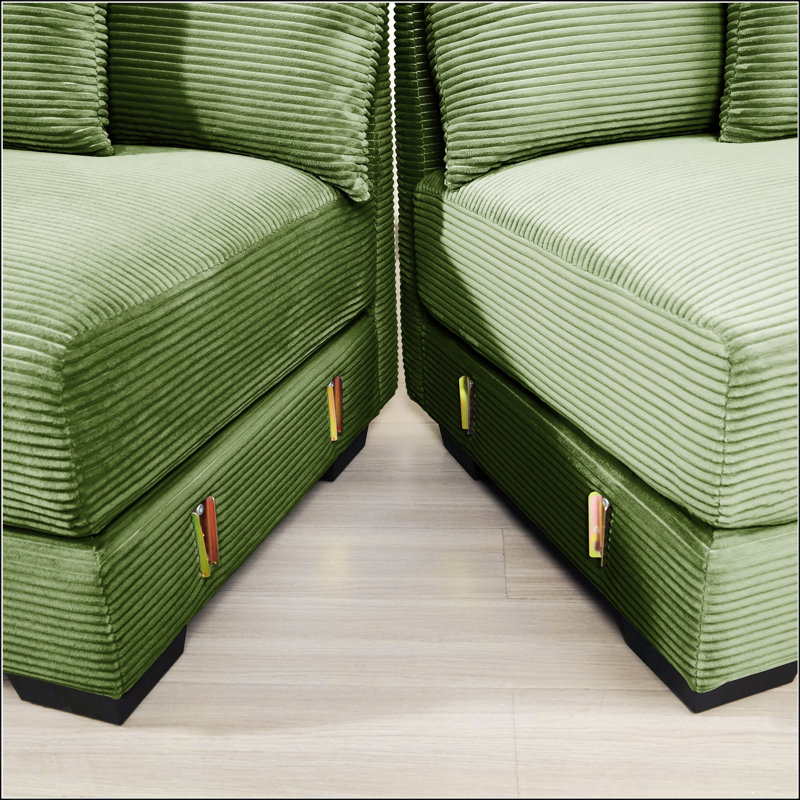 Canapé modulaire surdimensionné avec repose-pieds Cloud, L 116,9 po