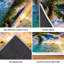 Magnifique tapis d'intérieur transparent Sunrise Hawaii Beach-133456728