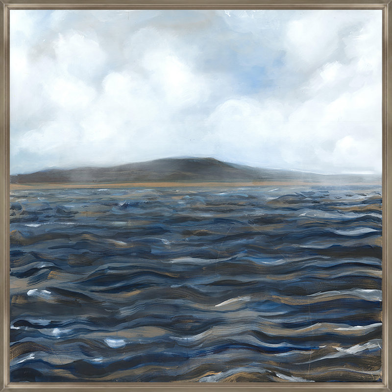 Imminent territoire par David Erickson - peinture sur toile à cadre flottant
