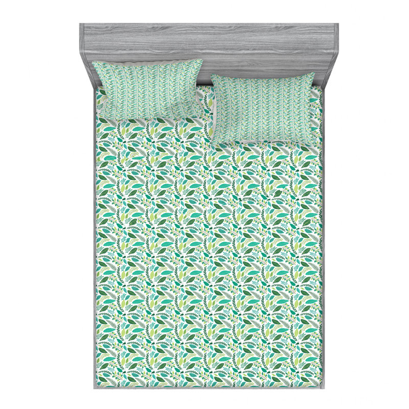 Microfiber Sheet Set, Full Sheet Set with Fitted Sheet